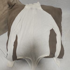 White Cut-Out Bodysuit One Piece